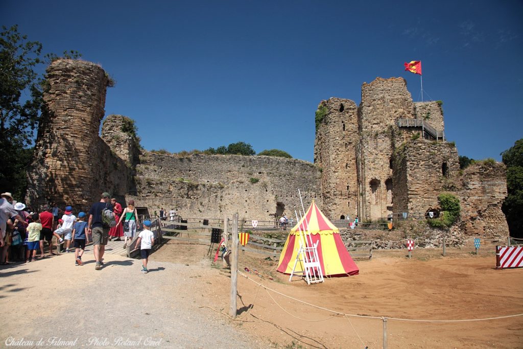 castle of Talmont saint hilaire and its shows